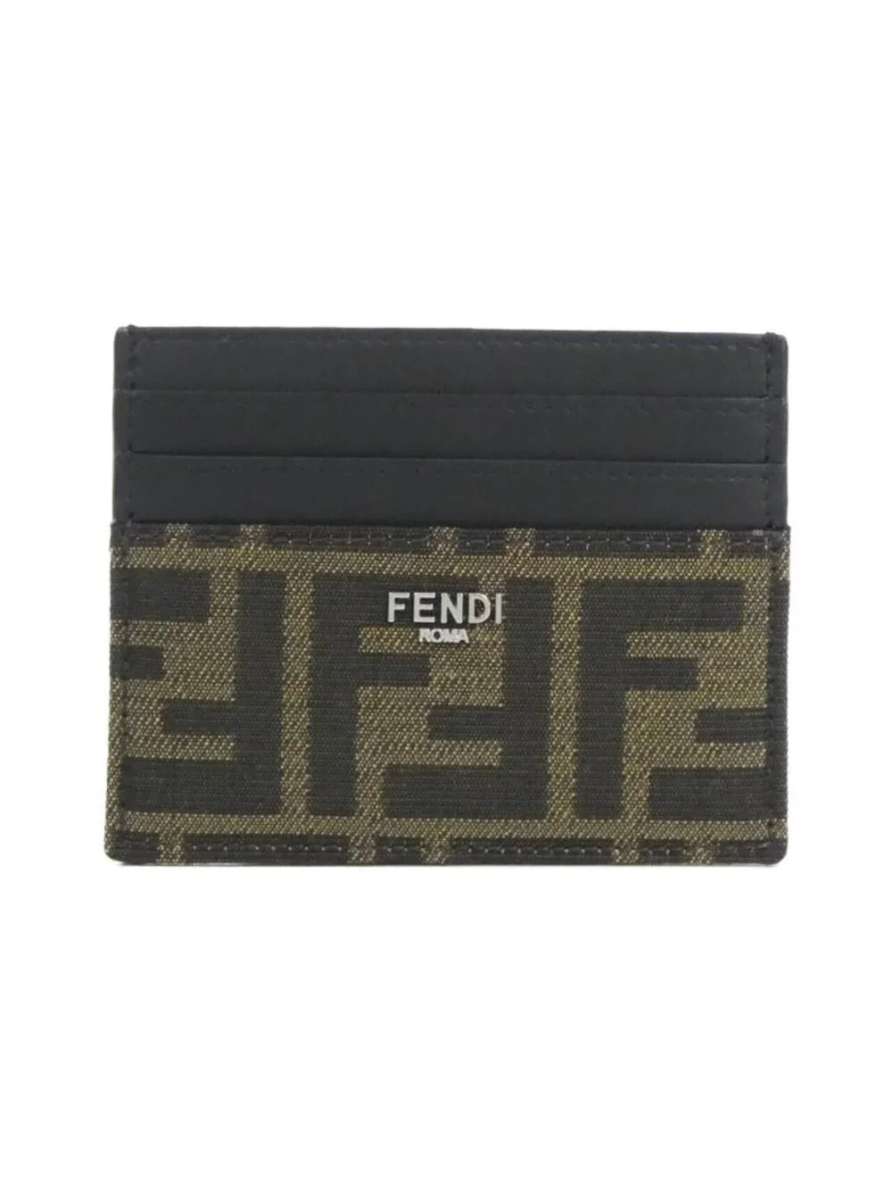 Fendi Card Case Holders Brown